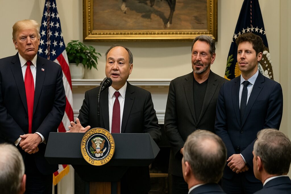 Masayoshi son's and trump